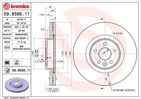 Magneti Marelli 360406068000 - Спирачен диск vvparts.bg