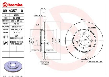 Magneti Marelli 360406063700 - Спирачен диск vvparts.bg