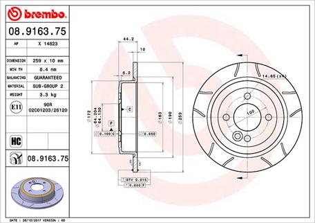 Magneti Marelli 360406002805 - Спирачен диск vvparts.bg