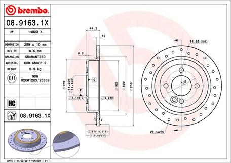 Magneti Marelli 360406002802 - Спирачен диск vvparts.bg