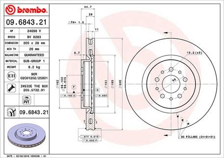 Magneti Marelli 360406010801 - Спирачен диск vvparts.bg