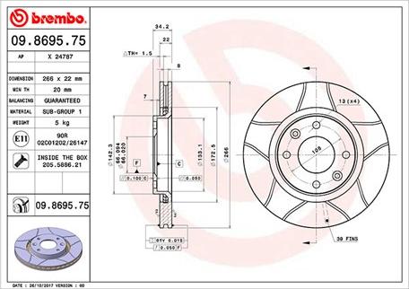 Magneti Marelli 360406018705 - Спирачен диск vvparts.bg