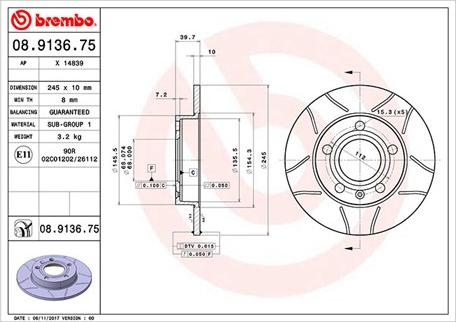 Magneti Marelli 360406012205 - Спирачен диск vvparts.bg