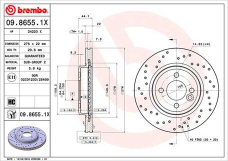 Magneti Marelli 360406017402 - Спирачен диск vvparts.bg