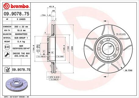 Magneti Marelli 360406036605 - Спирачен диск vvparts.bg