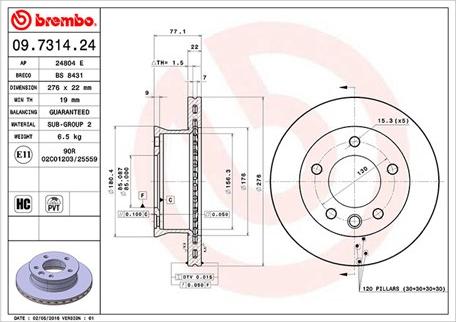 Magneti Marelli 360406032500 - Спирачен диск vvparts.bg