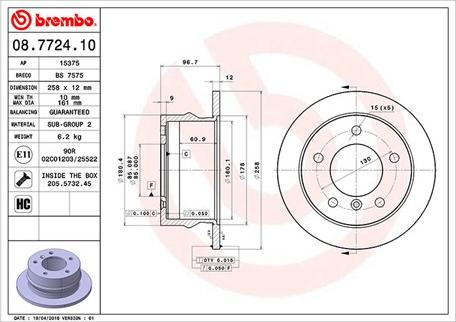 Magneti Marelli 360406032800 - Спирачен диск vvparts.bg