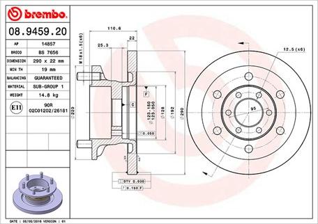 Magneti Marelli 360406024000 - Спирачен диск vvparts.bg