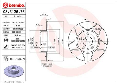 Magneti Marelli 360406021105 - Спирачен диск vvparts.bg