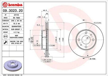 Magneti Marelli 360406021200 - Спирачен диск vvparts.bg