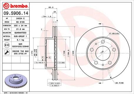 Magneti Marelli 360406022700 - Спирачен диск vvparts.bg