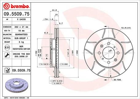 Magneti Marelli 360406027705 - Спирачен диск vvparts.bg