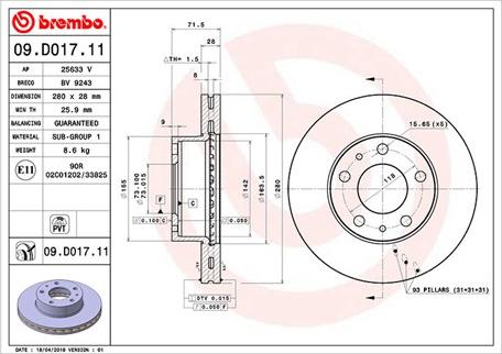 Magneti Marelli 360406159101 - Спирачен диск vvparts.bg