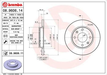 Magneti Marelli 360406102500 - Спирачен диск vvparts.bg