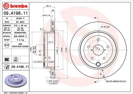 Magneti Marelli 360406119701 - Спирачен диск vvparts.bg