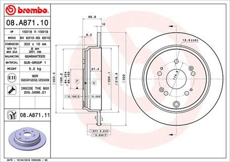 Magneti Marelli 360406114300 - Спирачен диск vvparts.bg