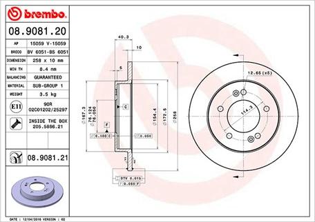 Magneti Marelli 360406114200 - Спирачен диск vvparts.bg