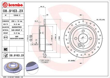 Magneti Marelli 360406110902 - Спирачен диск vvparts.bg