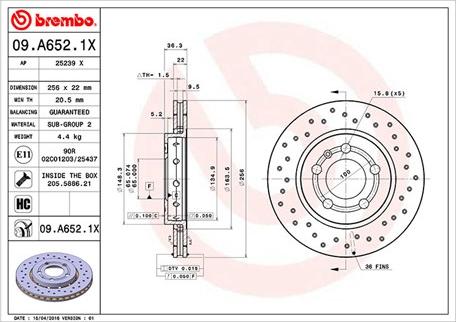 Magneti Marelli 360406111402 - Спирачен диск vvparts.bg