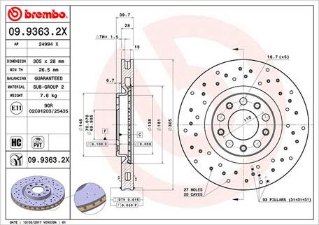 Magneti Marelli 360406133002 - Спирачен диск vvparts.bg