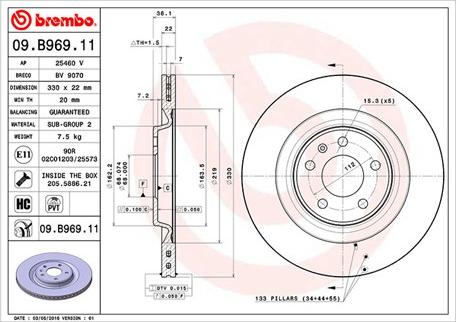 Magneti Marelli 360406127201 - Спирачен диск vvparts.bg