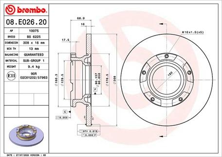 Magneti Marelli 360406174400 - Спирачен диск vvparts.bg