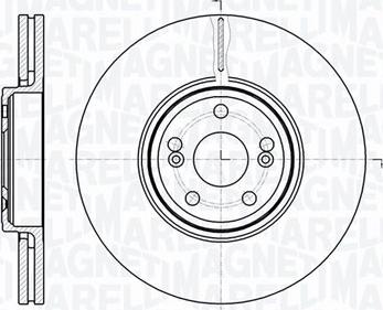 Magneti Marelli 361302040494 - Спирачен диск vvparts.bg