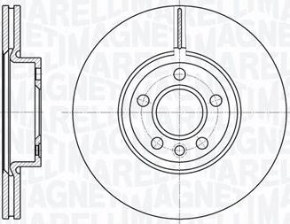 Magneti Marelli 361302040490 - Спирачен диск vvparts.bg