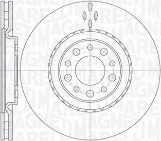 Magneti Marelli 361302040446 - Спирачен диск vvparts.bg