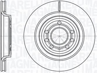 Magneti Marelli 361302040456 - Спирачен диск vvparts.bg