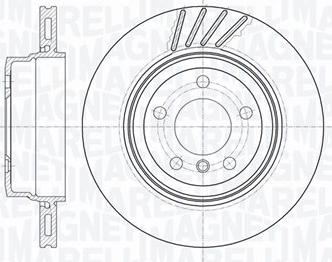 Magneti Marelli 361302040464 - Спирачен диск vvparts.bg