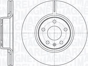 Magneti Marelli 361302040460 - Спирачен диск vvparts.bg