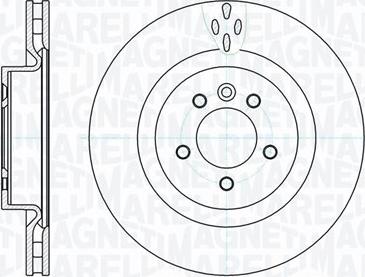 Magneti Marelli 361302040430 - Спирачен диск vvparts.bg