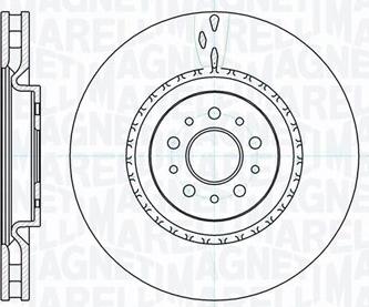 Magneti Marelli 361302040432 - Спирачен диск vvparts.bg