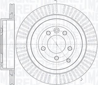 Magneti Marelli 361302040428 - Спирачен диск vvparts.bg