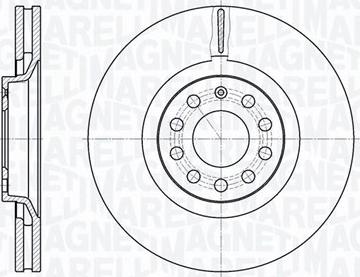 Magneti Marelli 361302040552 - Спирачен диск vvparts.bg