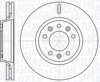 Magneti Marelli 361302040526 - Спирачен диск vvparts.bg