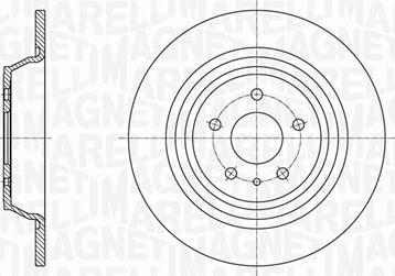 Magneti Marelli 361302040654 - Спирачен диск vvparts.bg