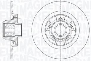 Magneti Marelli 361302040651 - Спирачен диск vvparts.bg