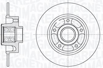 Magneti Marelli 361302040683 - Спирачен диск vvparts.bg