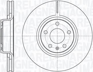 Magneti Marelli 361302040687 - Спирачен диск vvparts.bg