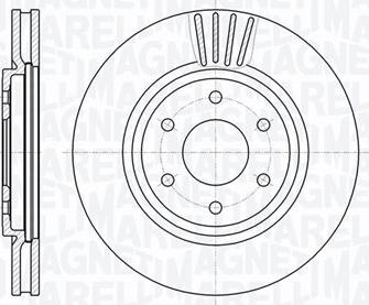 Magneti Marelli 361302040620 - Спирачен диск vvparts.bg