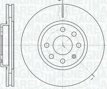 Magneti Marelli 361302040190 - Спирачен диск vvparts.bg