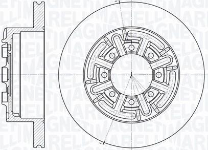 Magneti Marelli 361302040159 - Спирачен диск vvparts.bg