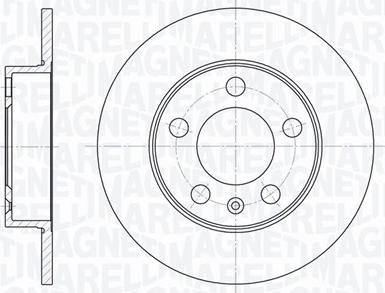 Magneti Marelli 361302040151 - Спирачен диск vvparts.bg