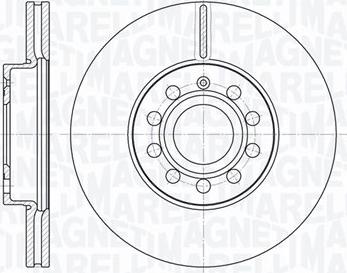 Magneti Marelli 361302040158 - Спирачен диск vvparts.bg