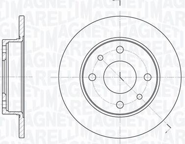 Magneti Marelli 361302040169 - Спирачен диск vvparts.bg