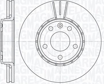 Magneti Marelli 361302040164 - Спирачен диск vvparts.bg