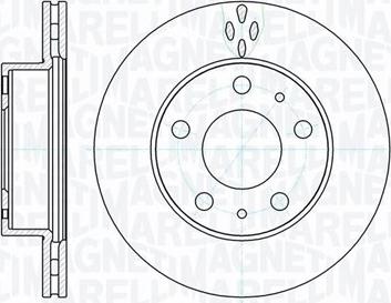 Magneti Marelli 361302040166 - Спирачен диск vvparts.bg