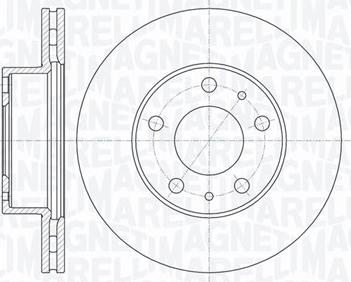 Magneti Marelli 361302040168 - Спирачен диск vvparts.bg